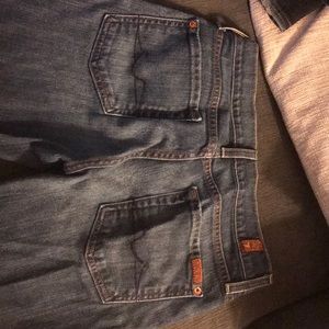 7 for all mankind jeans dark wash